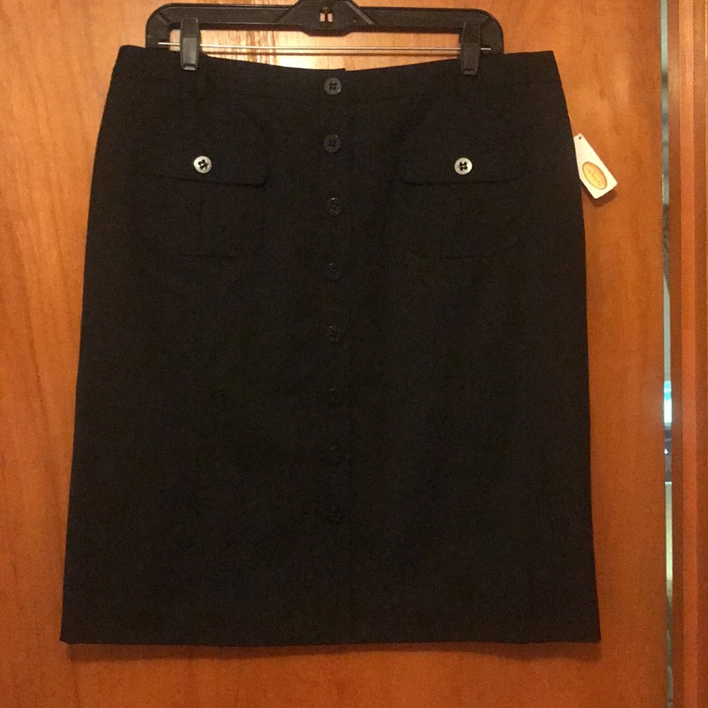Talbots Button Front Skirt